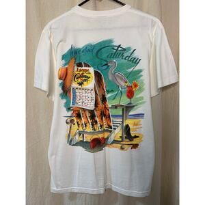 Vintage 2001 Jimmy Buffett Margaritaville Beach Caribbean Soul Graphic Shirt L